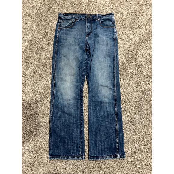 Wrangler Other - Wrangler Authentics Mens Straight Leg Jeans Blue Denim Medium Wash 32x30
